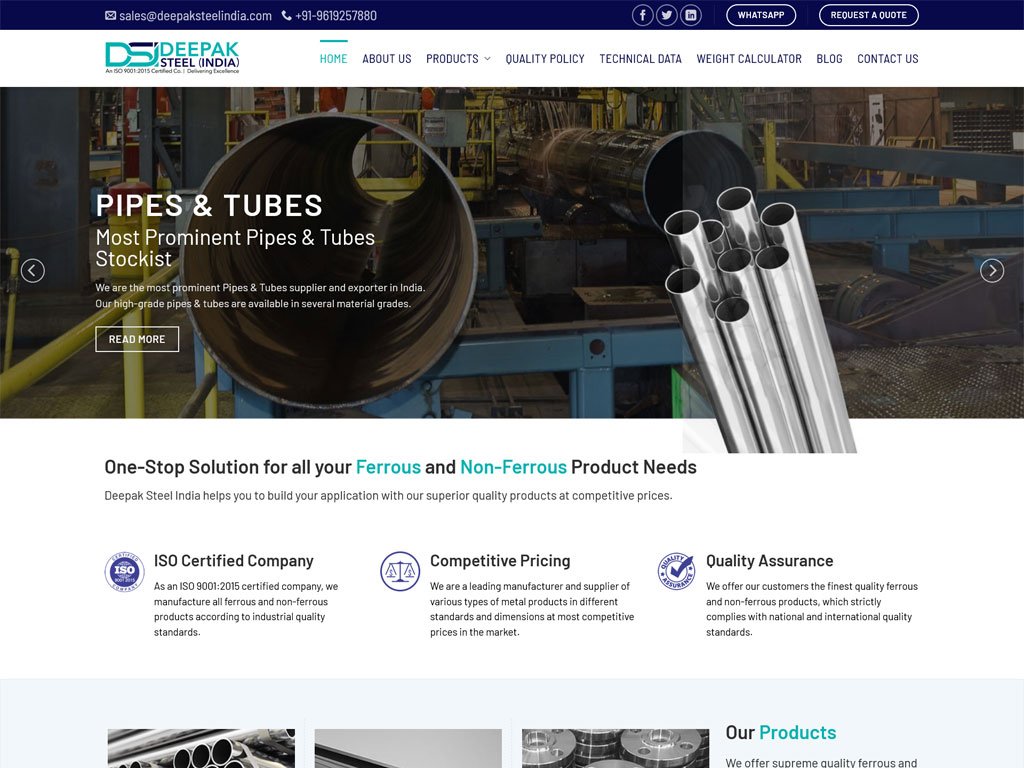 Deepak Steel India : 