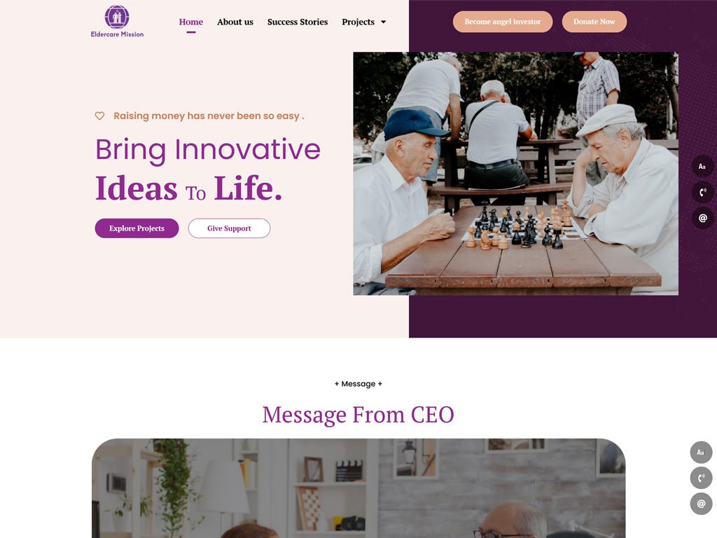 Elder Care Mission : 