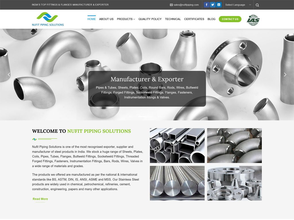 Nufit Piping Solutions : 